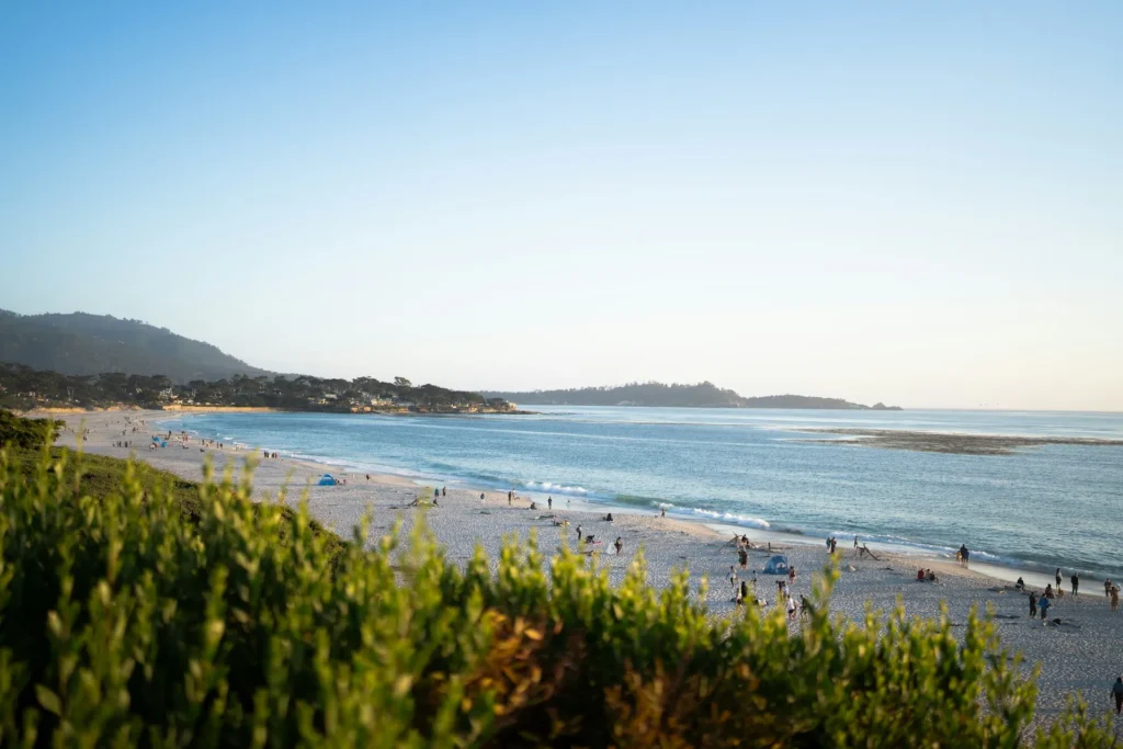 Carmel White Sand Beach California