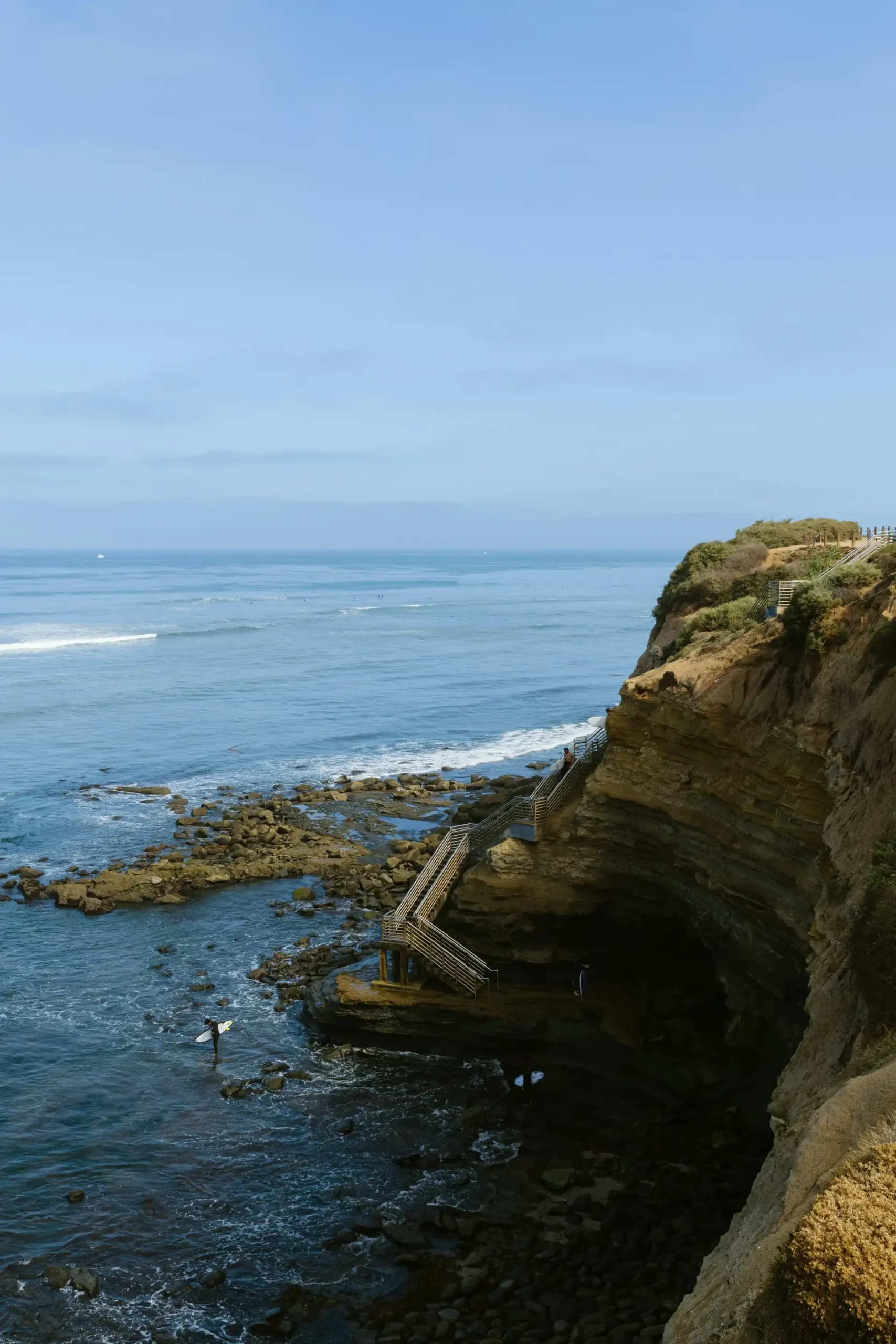 San Diego coastal cliffs and Pacific Ocean